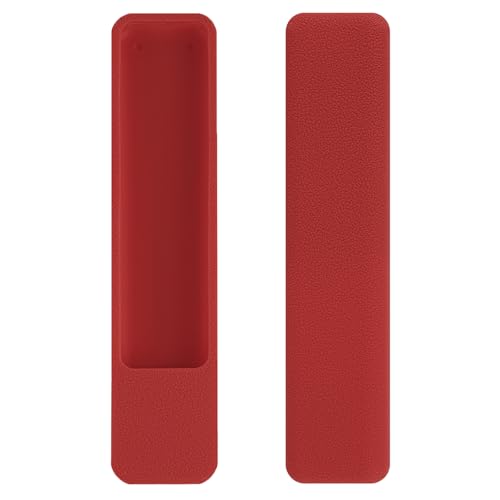 Protective Silicone Case for Sony RMF-TX600U RMF-TX500U Remote Control | Remote Cover for Sony MF-TX500E RMF-TX600E Smart TV Remote Sleeve Skin Waterproof, Anti-slip (Red) - color: Red