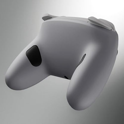 eXtremeRate Bottom Shell for Nintendo Switch 2 Pro, New Hope Gray | Custom DIY Rear Back Plate Housing Replacement Cover Case for Nintendo Switch 2 Pro Controller - color: New Hope Gray