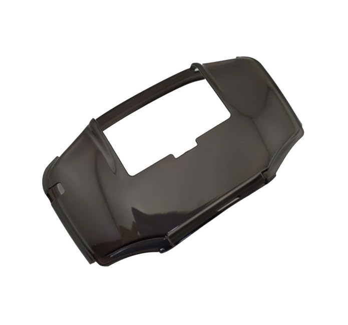 TPU Clear Transparent Protective Case Shell for GBA for Game Boy Advance Console Cover (Black)