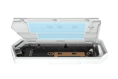 ASUS ROG Strix Arion White M.2 NVMe SSD Enclosure-USB3.2 Gen 2x1 Type-C (10Gbps), Dual USB-C to C & USB-C to A, Screwdriver-Free, Fits PCIe 2280/2260/2242/2230 M Key/B+M Key, 1 Year Warranty - size: White|up to 10Gbps, style: ROG Arion