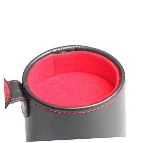 Box Silent Dice Cups for Game Ktv Bars Pu Storage Cup for Entertainment Easy to Clean