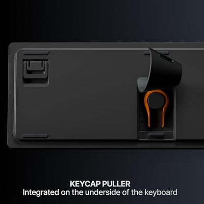 SteelSeries Apex Pro TKL Gen 3 Gaming Keyboard - OmniPoint 3.0 Analog Magnetic Switches, Quickset Auto-Presets (Rapid Trigger, Rapid Tap/SOCD, Protection Mode), OLED, RGB, PBT Keycaps, 2.4G+BT, Black - color: Black, size: Pro TKL, style: Gen 3 Wireless
