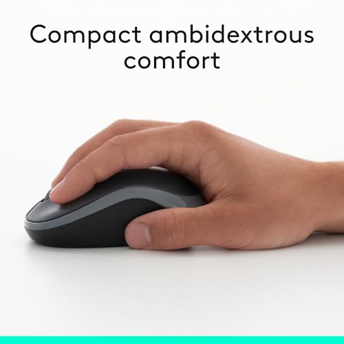 Logitech MK270 Full Size Wireless Keyboard and Mouse Combo - Black - color: Black, size: 1 Pack, style: Combo