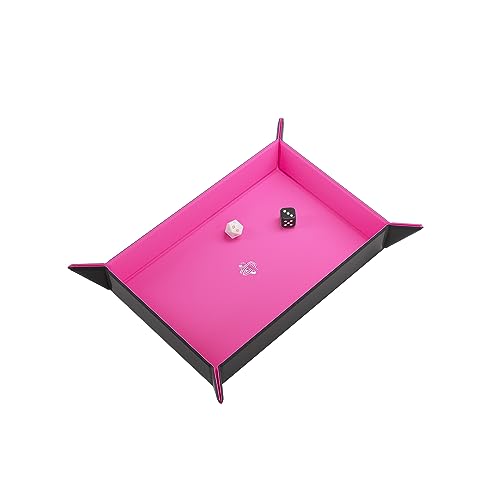 Magnetic Dice Tray Rectangular Black/Pink - color: Black/Pink
