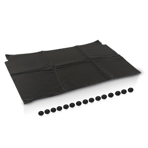PIT66 Hood Insulation Pad 1/2" Compatible with Chevy Caprice Impala 1991-1996 Black - style: 1991-1996 Chevy Caprice Impala