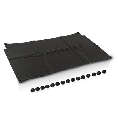 PIT66 Hood Insulation Pad 1/2" Compatible with Chevy Caprice Impala 1991-1996 Black - style: 1991-1996 Chevy Caprice Impala