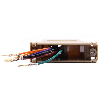 10PCS DB25 Serial Port Male to RJ45 Ethernet Adapter, M/F | 25 Pin, Serial Port Male to RJ45, Ethernet LAN Extend Modular Converter - style: DB25 Male