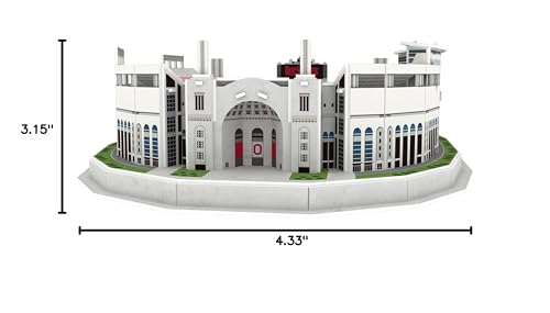 Pro Lion 3D Jigsaw Puzzle of Ohio Stadium Construction Building Kits - 77 Pieces | Ohio State Buckeyes Football Gifts for Boys, Adults, Men & Kids Aged 7+ | Puzzles Games Kit for Creative Fans - style: Ohio State Buckeyes