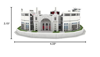 Pro Lion 3D Jigsaw Puzzle of Ohio Stadium Construction Building Kits - 77 Pieces | Ohio State Buckeyes Football Gifts for Boys, Adults, Men & Kids Aged 7+ | Puzzles Games Kit for Creative Fans - style: Ohio State Buckeyes
