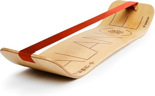GIBBON SlackBoard, Balance Board Kids & Adults, Slackline Balance Trainer | 1 & 2 Line Options, Slack Board, Core Workout Equipment, Home Gym Training, Standing Desk Exercise, Yoga, Agility, Pilates - color: Balance - 1 Line