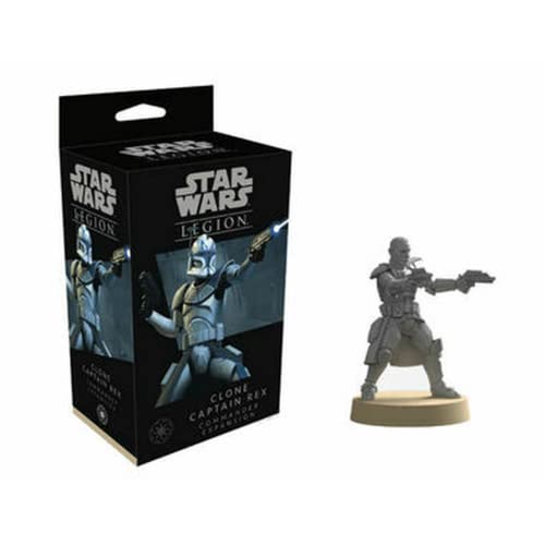 Star Wars: Legion Clone Captain Rex COMMANDER EXPANSION - Tabletop Miniatures Game, Strategy Game for Kids and Adults, Ages 14+, 2 Players, 3 Hour Playtime, Made by Atomic Mass Games - style: Galactic Republic Expansions: Captain Rex