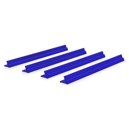 Hands Free Card Holder Stand, Non-Slip, 4 pieces, 13.4 Inches (34 cm), Made in Japan, for Card Games, Lightweight, TCG, (Blue) - style: 4 Pack-Blue