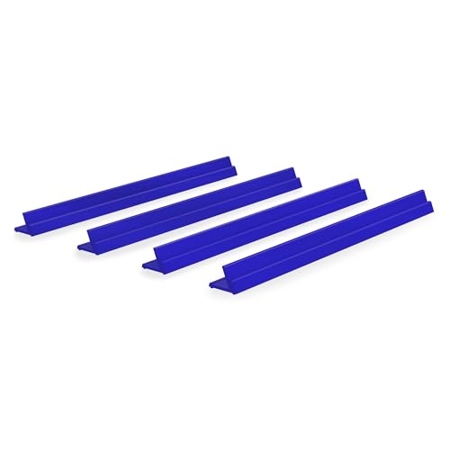 Hands Free Card Holder Stand, Non-Slip, 4 pieces, 13.4 Inches (34 cm), Made in Japan, for Card Games, Lightweight, TCG, (Blue) - style: 4 Pack-Blue
