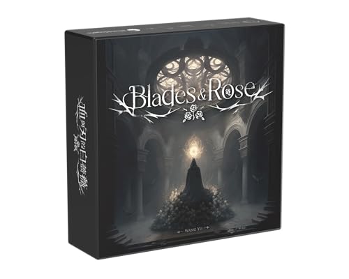 Blades & Rose Exciting Werewolf-Style Party Game for Family and Friends | 5-10 Players | Social Deduction Board Game | Include English Cards