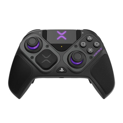 PDP Victrix Pro BFG Wireless Gaming Controller for Playstation 5 / PS5, PS4, PC, Modular Esports Gamepad, Remappable Buttons, Customizable Triggers/Paddles/D-Pad/Fightpad, PC App, Black - color: Black