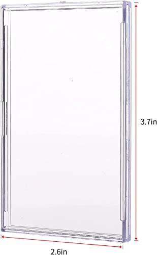 Card Sleeves, Trading Cards Sleeves Kit - 20 Hard Plastic Covers Soft Clear Card Sleeves + 5 Display Stand - Basketball, Football, Baseball,Game Card Protectors, White - color: 20 + 5