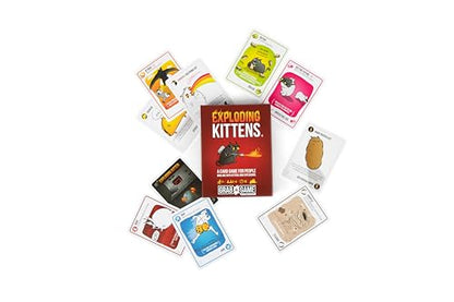 Exploding Kittens Grab and Game, 2-4 Players, Ages 7+, Pocket Version | Pocket-sized Exploding Kittens! Quick to learn, travel-friendly, and great for road trips, parties, and gifting.