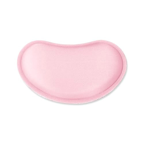 Office Ergonomic Memory Foam Computer Mouse and Keyboard Wrist Rest pad Support Carpal Tunnel, Wrist Rest for Keyboard and Mouse, Wrist Support Set - color: Pink, style: Mouse wrist pad