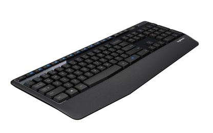 Logitech K345 Wireless Keyboard - Full-Sized Keyboard with Palm Rest, 2.4 GHz Wireless USB Receiver - for PC, Laptop - style: Keyboard