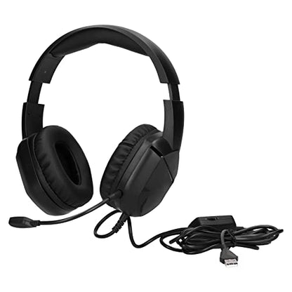 Wired Stereo Gaming Headset with Detachable Microphone for PCs Laptops and Game Consoles Comfortable Design (Without 3.5mm Plug) - size: Without 3.5mm plug
