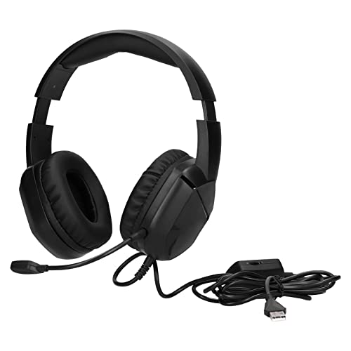 Wired Stereo Gaming Headset with Detachable Microphone for PCs Laptops and Game Consoles Comfortable Design (Without 3.5mm Plug) - size: Without 3.5mm plug
