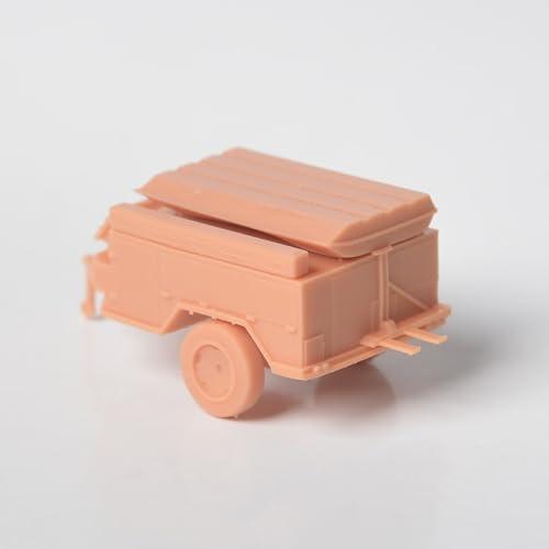 MRY-SFW 15mm Miniature Factory Building Military Accessory Props Display Camping Trailer