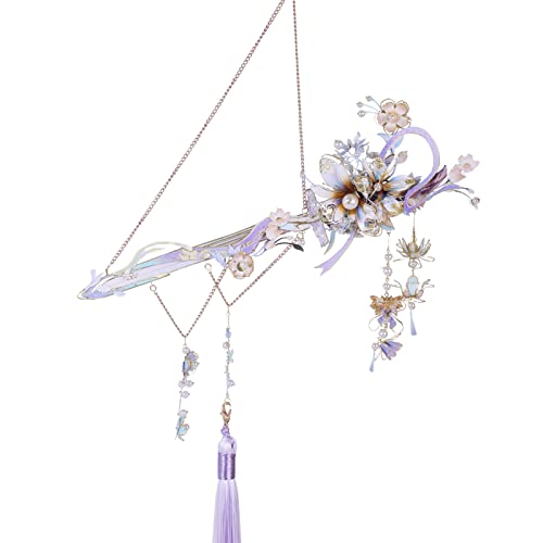 MU 3D Redbud Hairpin in SwordAdult Jigsaw Metal Puzzle Kits Model Building DIY Birthday Gift - color: Redbud