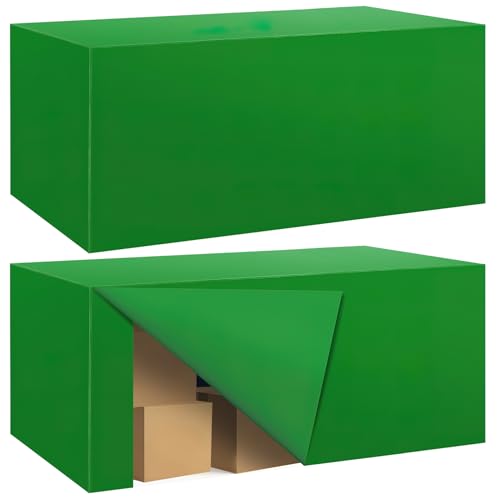 Ascoza 2 Pack Fitted Tablecloth for 8 Foot Rectangle Tables 96 x 30 Inch Emerald Table Covers Water Resistant Polyester Table Cloth for Wedding, Parties,Display, Trade Show (Emerald) - color: Emerald, size: 8FT