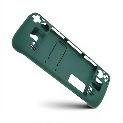 Steam Deck Protective Case with Kickstand Full Coverage Fingerprint Proof Cover for Hands-Free Gaming and Protection