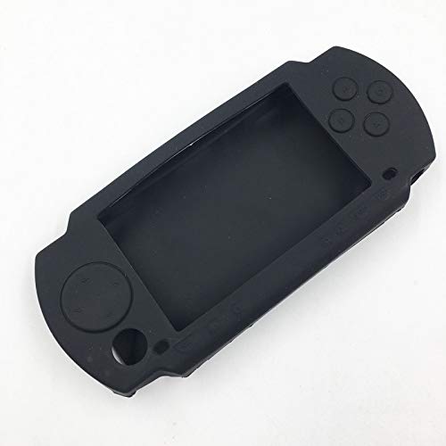 Protective Soft Rubber Silicone Skin Case Cover for PSP 1000 1001 (Black) - color: Black