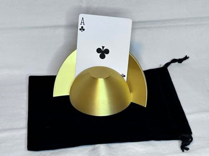 Hands-Free Playing Card Holder for Seniors with Limited Dexterity from Arthritis, Parkinson's, Stroke Recovery Comes with Carry Pouch.