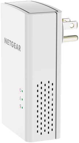 NETGEAR Powerline Adapter Kit, 1000 Mbps Wall-Plug, 1 Gigabit Ethernet Ports (PL1000-100PAS) - size: 1000 Mbps, style: 1 Gbps Kit