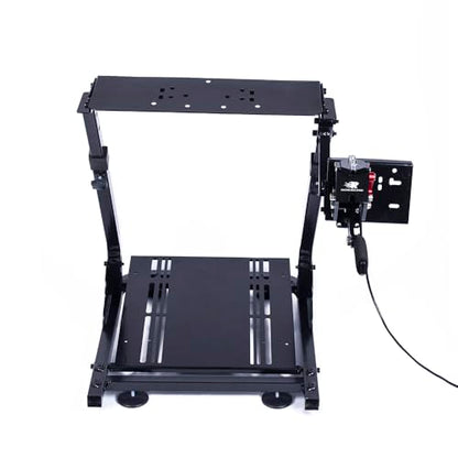 ZHSYMX Racing Wheel Stand Compatible with Logitech G920 G29 G27 G25 Gaming Cockpit Height Adjustable Foldable Gaming Racing Simulator