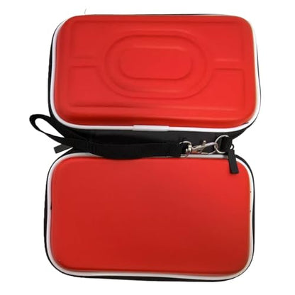 JYGamhanbil Hard Travel Carrying Case Bag Cover Shell for Nintendo GameBoy Color Advance GBA/GBC/GBP/DS Lite/NDSL/NDSi,for Anbernic RG34XX,Red - color: Red