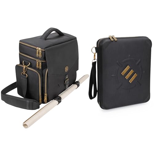 ENHANCE Tabletop RPG Adventurer's Bag + RPG Organizer - Bundle