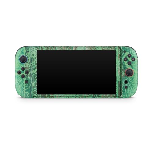Glossy Glitter Gaming Skin Compatible with Nintendo Switch 2 Console Only - Vintage Paisley - Premium 3M Vinyl Protective Wrap Decal Cover - Easy to Apply | Crafted in The USA by MightySkins - color: Vintage Paisley, size: Switch 2 Console Skin Only, styl