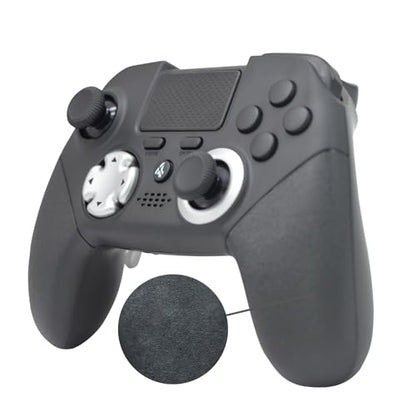 Eagolloar Wireless Elite Controller Compatible for PS4, Modded Game Controller with Back Paddles Support Programming