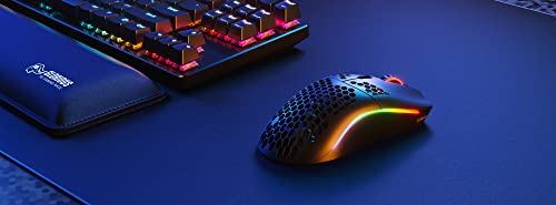 GLORIOUS Model O Wireless Gaming Mouse - Superlight, 69g Honeycomb Design, RGB, Ambidextrous, Lag Free 2.4GHz Wireless, Up to 71 Hours Battery - Matte White - color: White, style: Model O (Ambidextrous)