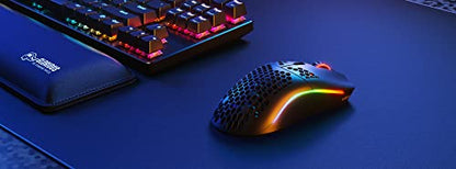 GLORIOUS Model O Wireless Gaming Mouse - Superlight, 69g Honeycomb Design, RGB, Ambidextrous, Lag Free 2.4GHz Wireless, Up to 71 Hours Battery - Matte White - color: White, style: Model O (Ambidextrous)