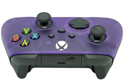 ProControllers LLC Wireless Custom Controller Compatible with PC, Windows 10+, Series X/S & One (Series X/S Clear Purple) - color: Series X/S Clear Purple