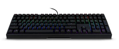 Cherry MX 3.0S Wired Mechanical Gaming Keyboard MX2A Silent RED Switches | Robust Aluminum Housing, RGB-Lighting, Full Key Rollover, Anti Ghosting, Black - color: Black