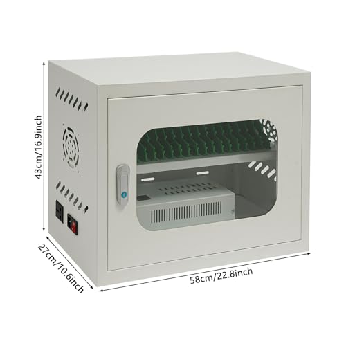 Rechargeable Mobile Phone Charging Cabinet,20 Slots Cell Phones Charging Station Portable Cellphone Charging Cart with Combination Lock, for Students and Employees, Tourists (20Slots) - size: 20Slots
