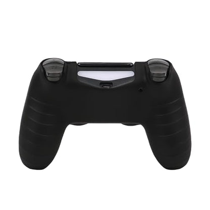Lion Design Controller Skin Cover with 2 Thumb Grips Compatible with PS4/Playstation 4 Slim/Pro Controller - color: Lion Black Purple