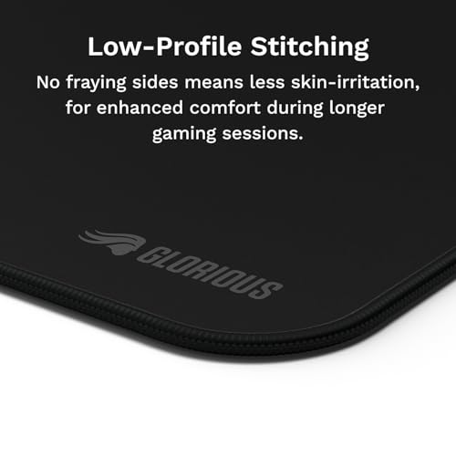 Glorious Gaming Mouse Pad GMP 2-3XL - Spill-Proof Mouse Pad, Optimised for Gaming Sensors, Balanced Surface for Speed & Control, Anti-fray Edges - 48" x 24" x 0.12" - Triple Extra Large Desk Mat