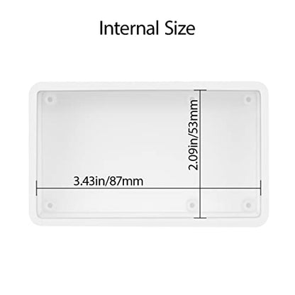 LeMotech Project Box 5 Pieces ABS Plastic Electrical Project Case Small Junction Box for Electronics White 3.62 x 2.28 x 0.90 inch (92 x 58 x 23 mm) - color: 5 pieces, size: 3.62"x 2.28"x 0.90"
