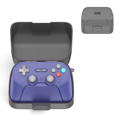 Wonkzon Hard Travel Case for 8BitDo Pro 3 Bluetooth Controller, Charging Dock Accessories Carrying Case for 8BitDo Pro 3, Game Protective Storage Bag