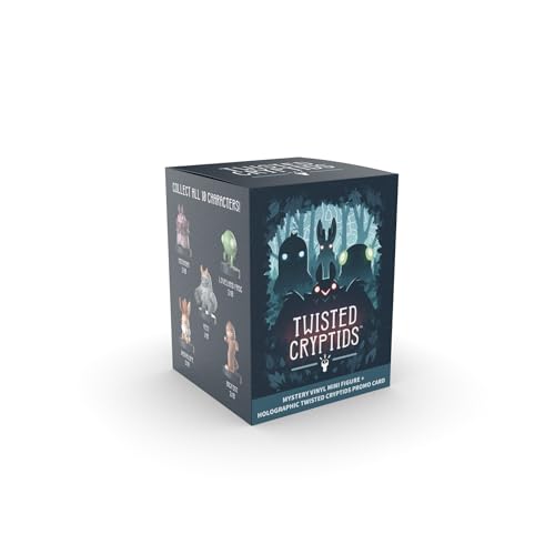 Unstable Games Twisted Cryptids Vinyl Mini Figure Blind Box - Includes a Playable Promo Card - Cute Adorable Figure Mystery Box - color: Vinyl Mini Mystery Box