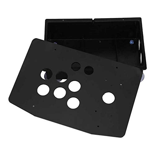 DIY Black Arcade Joystick Replacement Acrylic Panel Case Handle for Arcade Game Kit Sturdy Construction Easy to Install