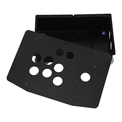 DIY Black Arcade Joystick Replacement Acrylic Panel Case Handle for Arcade Game Kit Sturdy Construction Easy to Install