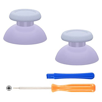 eXtremeRate Light Violet Replacement Thumbsticks for PS5 Controller, Custom Analog Stick Joystick for PS4 Controller Universal - color: Light Violet